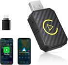 LAROY DUVO Adaptateur Sans Fil Carplay & Android Auto, Mini Stick Pour Convertir Carplay/Android Auto Filaire En Sans Fil, Compatible Av