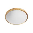 IAMS CHIEN Forlight Tempo 410mm - Plafonnier encastré Imitation Bois IP44 LED 22.8W 3000K 1821lm