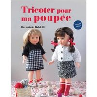 Livre Tricoter pour ma poupée - BERGERE DE FRANCE - 13 ensembles - Taille 38-42 cm - Rose