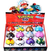 Pokéball Pokémon lot de 6 avec 6 figurines