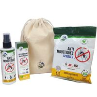 TERRA NOSTRA Kit anti-moustiques N°2 - Spirales, Spray 100 ml & Gel apaisant