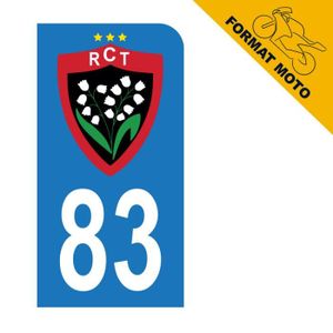 83 Sainte-Anastasie-sur-Issole  blason autocollant plaque stickers ville arrondi 