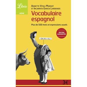 LIVRE ESPAGNOL Vocabulaire espagnol