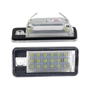Original Audi a6 a4 a3 LED plaque d/'immatriculation Lampe Adaptateur s3 q7 s-line plaque
