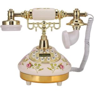 Téléphone fixe Telephone Fixe Antique Filaire de Style europeen p