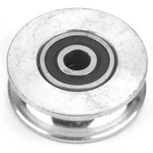 Lot De 4 Poulies à Rainure En U 0840UU – 8×40×20.7 Mm Roues De Guidage Métal/Plastique Pour Portes Fenêtres