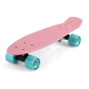 Afloia Mini Cruiser Planche à Roulettes en Plastique 22 X 6 Skateboard Complet Roues déclairage LED Skate Board Pour Débutants Jeunes Enfants Adolescents Garçons Filles Cadeau