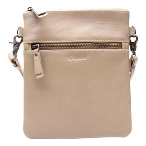 Sacoche Bandoulière Homme Beige - Polyester, Fermeture éclair, Occasion
