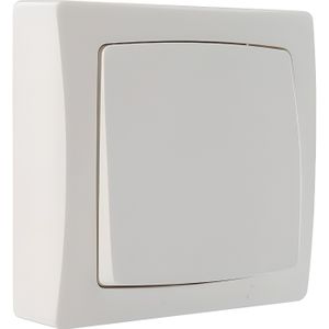 Va et vient bouton poussoir appareillage saillie complet blanc Legrand 86007 Va et vient bouton poussoir appareillage saillie complet blanc Legrand 86007
