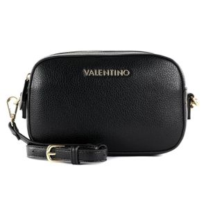 Sac Bandoulière Valentino Botaniko Re Camera Bag En Polyuréthane Noir - Neuf Avec étiquettes, Fabriqué En Italie