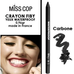 MISS COP - Crayon yeux waterproof - Resist - 01 Noir carbone