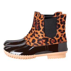 chaussure compensée leopard