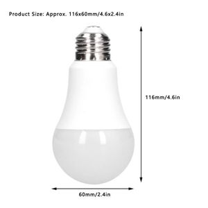 AMPOULE - LED Omabeta Ampoule à LED 2PCS E27-E26 Ampoule LED Dim