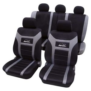 Petex Housses de Si/ège Auto Grises et Noires Elegantes pour Renault R19 1988-1995