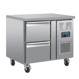 Réfrigérateur tiroir Table réfrigérée GN 1-1 ventilée 2 tiroirs Polar S
