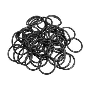 sourcingmap Noir caoutchouc nitrile O type Joint d'étanchéité Joint Œillets 5 mm x 200 mm 