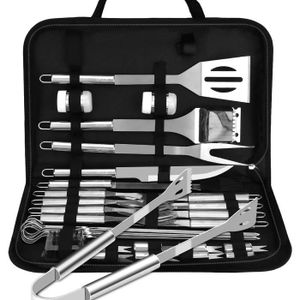BARBECUE Vpcok Direct Kit Barbecue, 33 pcs Accessoires Barbecue, Set Barbecue, Malette Barbecue for Camping-Garden, Made of Stainless Ste63