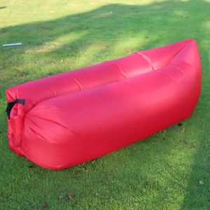 LIT GONFLABLE - AIRBED Rouge lit gonflable ultraléger sac de couchage extérieur lit gonflable rapide sac paresseux plage bivouac camping,CANAPE GONFLABLE
