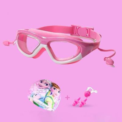 Lot De 2 Lunettes De Natation Toaren 3-15 Ans – Masque Silicone Ultra-doux, Anti-buée, Grand Cadre, Vision 180° – Avec étui, 2 Clips Nez