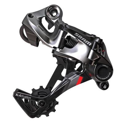 Derailleur arriere VTT SRAM XX1 11 vitesses noir rouge Cdiscount Sport