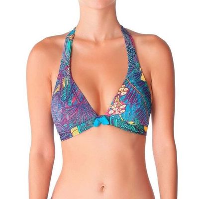 Haut de maillot de bain femme Huit Tropical Jungle multicolor 100 D Multicolor Cdiscount Pret a Porter