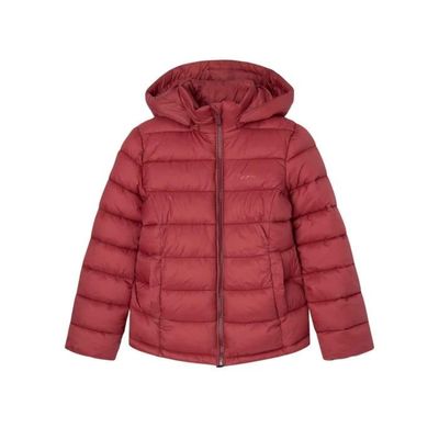 Doudoune Fille Pepe Jeans Simone - Capuche Amovible, Logo Plastisol, Coupe Classique