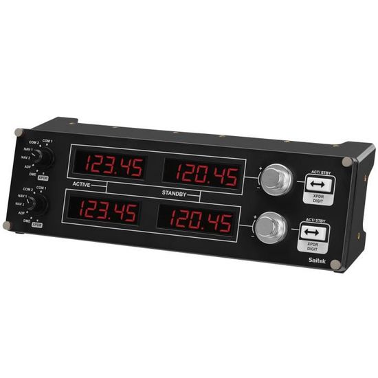 その他 Saitek flight radio panel Flight Radio Panel - Saitek by Logitech - Cdiscount Informatique