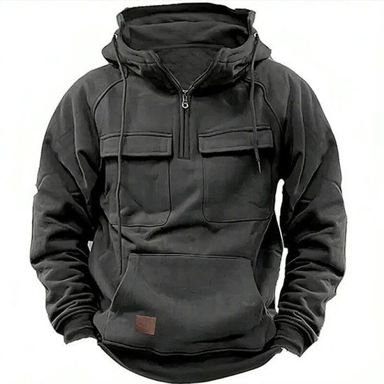 Sweat à Capuche Décontracté - Coupe Ample, Manches Longues, Poche Kangourou - Léger Et Confortable