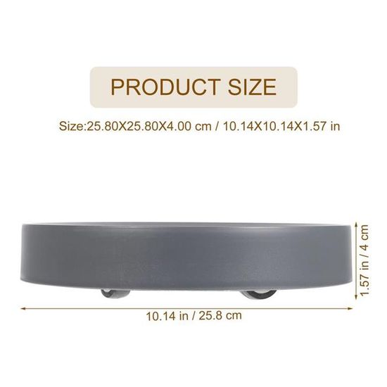 Support Pour Pot De Fleurs à Roulettes Wagner Alaska 29 X 29[H3088