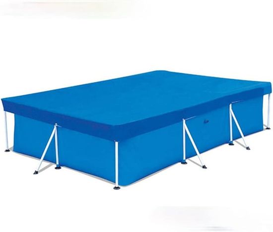 Bâche Piscine Rectangulaire Double Couche VOUNOT - 4x9m - Bleu