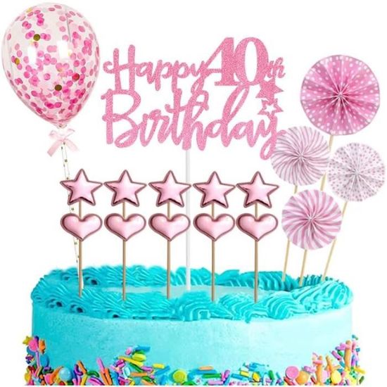 Cake Topper Happy Birthday Gâteau Pour Les Enfants Et Les Adultes Pour Decorer Les Gateaux D Anniversaire Ab1009801080706690