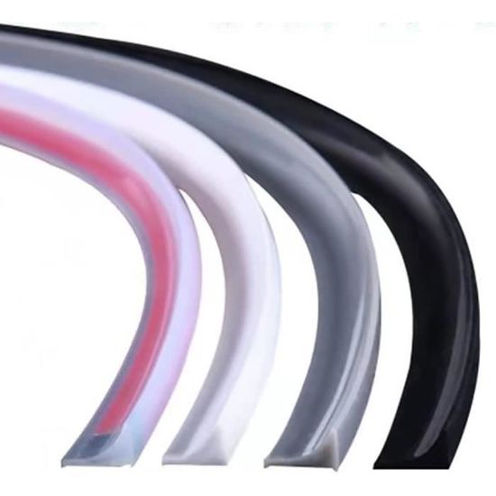 Barrière De Douche Silicone 1m - Joint étanche Pliable Pour Salle De Bain, Blanc