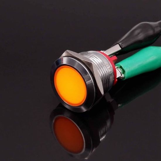 LED MONTAGE PANNEAU Indicateur, 230V AC, 3mA, 10mm, Rouge - C027500MAA