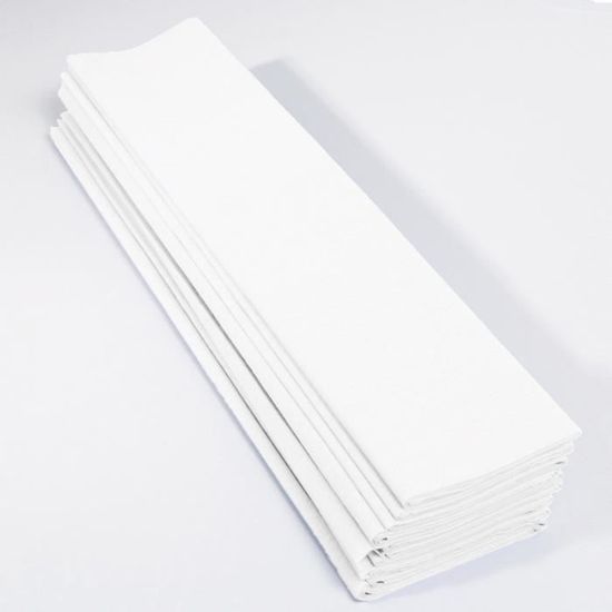 CLAIREFONTAINE Rouleau de papier Crepon - Sous sachet - 40 g/m² - Blanc