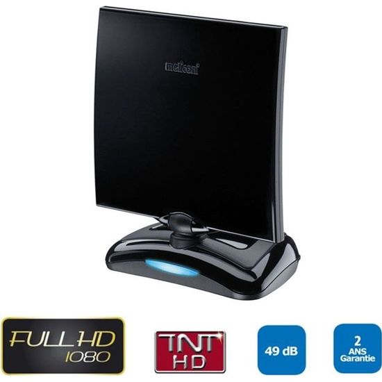 MELICONI 881011 Antenne intérieure Gain 49dB - antenne rateau, avis et prix  pas cher - Cdiscount