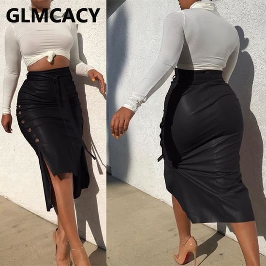 Jupe taille haute moulante on sale
