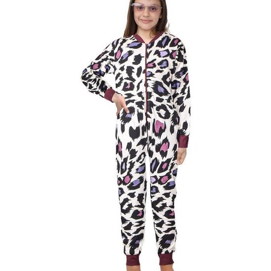 Enfants Filles Garçons Animal Onesie Super Doux Costume Pyjama Ensemble Âge  2-13 Ans Cat noir - Cdiscount Prêt-à-Porter