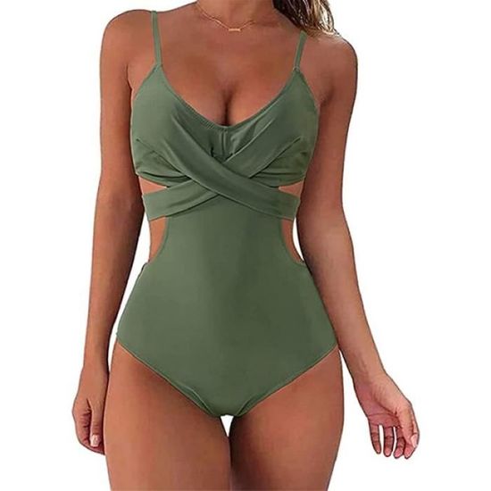 Femme monokini plage clearance