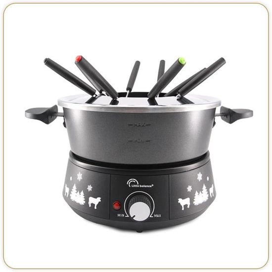 Raclette-grill Little Balance Happy Connect 2-4 - Pour 1-2 Personnes, Extensible à 8 - Sans PFAS, 320W, 2 Poêlons, Grill - Sapin - 5