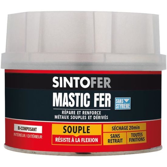 Mastic de réparation polyester souple SINTO 30801 Achat / Vente