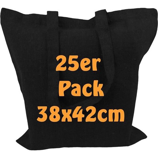 Cottonbagjoe Lot De 100 Sachets En Coton Recyclé 17x20 Cm Avec Cordon - Idéal Calendrier De L'Avent