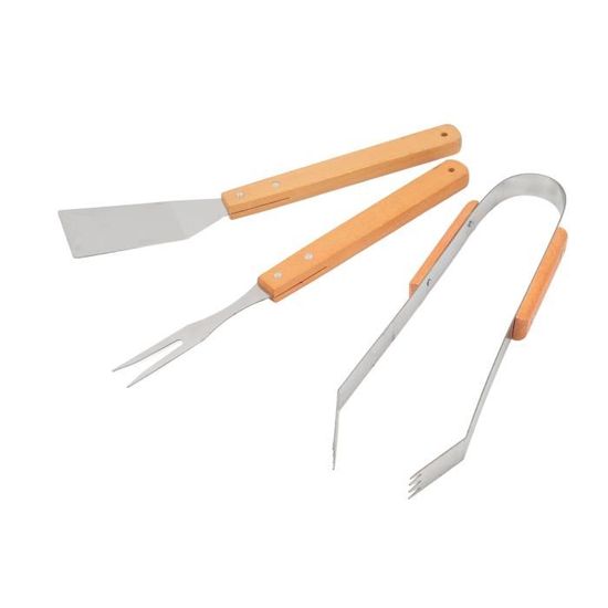 Everdure Kit d'outils pour barbecue – Lot de 3 pinces, spatule et fourchette en acier inoxydable