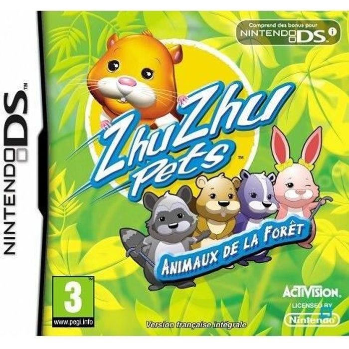 ZHU ZHU PETS ANIMAUX DE LA FORÊT / Jeu console DS