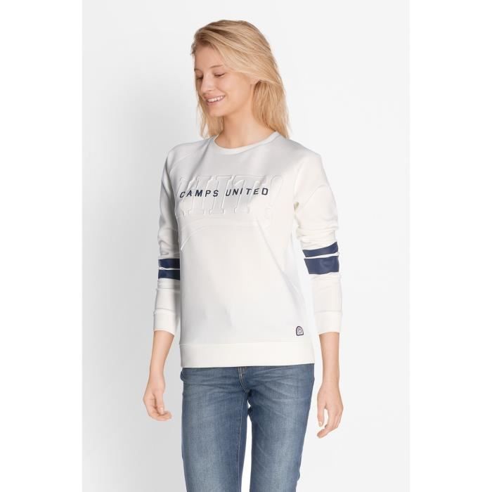 CAMPS Sweatshirt - Femme - Blanc