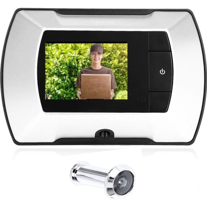 2.4 pouces LCD Digital Peephole Smart Door Viewer Avec Camera Photo Function Home Security