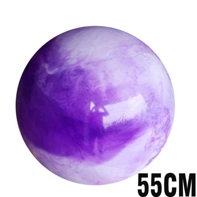 ZC /Balles de Yoga couleur nuage 55CM, Pilates, exercice d'équilibre, Relaxation, Fitness, pour femmes/violet