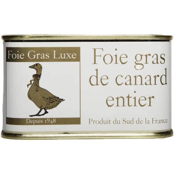 Foie Gras de Canard Entier Artisanal – 400g Landes Sud-Ouest – Sans Additifs Sans Conservateurs - Foie Gras Luxe