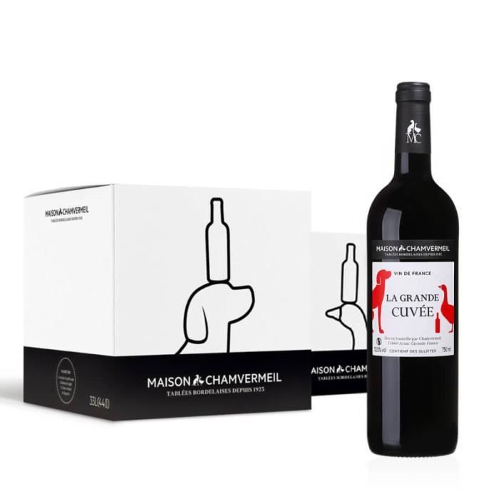 La Grande Cuvee - Vin ROUGE - Gourmand, rond et veloute - 22L