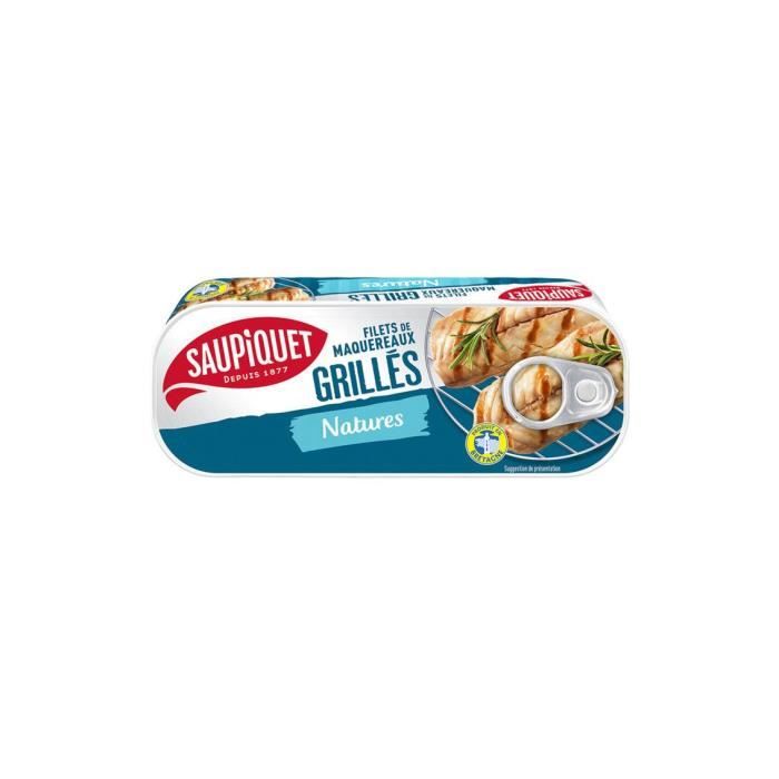Filet de maquereau natures grillés Saupiquet - 85g