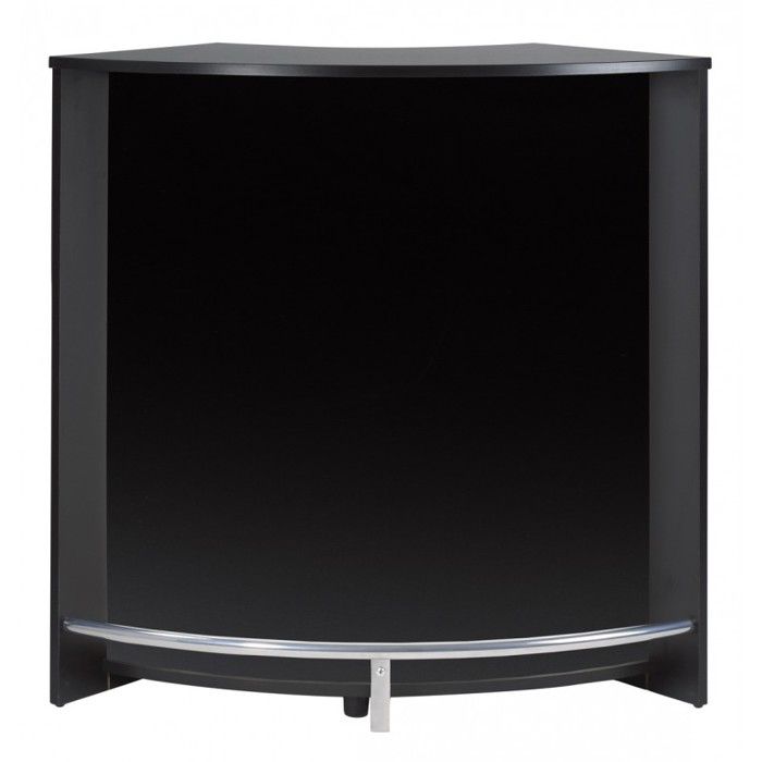 Meuble Bar Comptoir 107 cm Face Noire - Coloris: Noir - Simmob - Meubles d appoint - SEJOUR